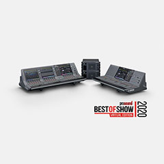 RIVAGE PM5和PM3数字混音系统，实力斩获IBC 2020 Best of Show大奖